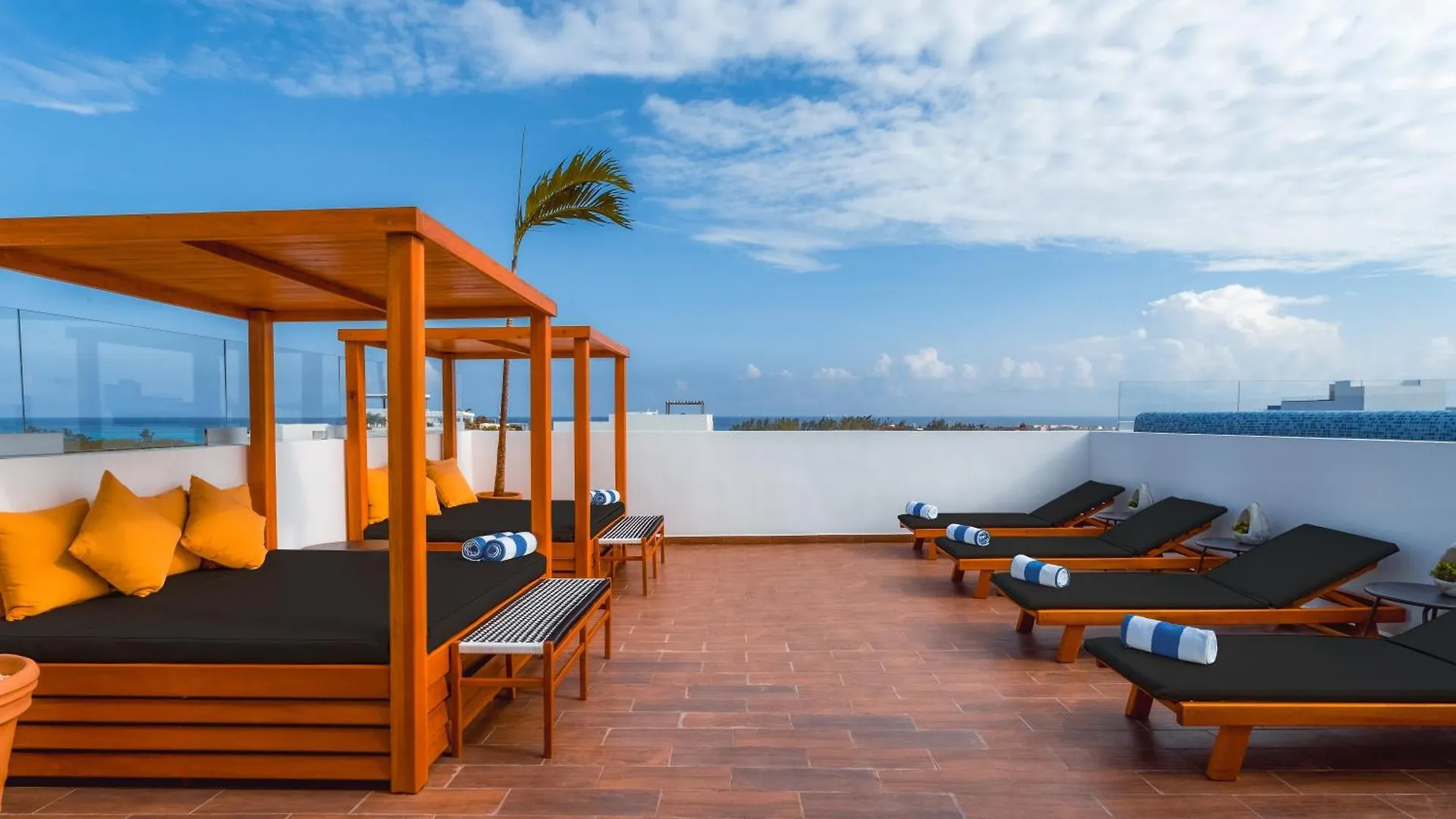 Terrasse Hotel Playa Del Carmen